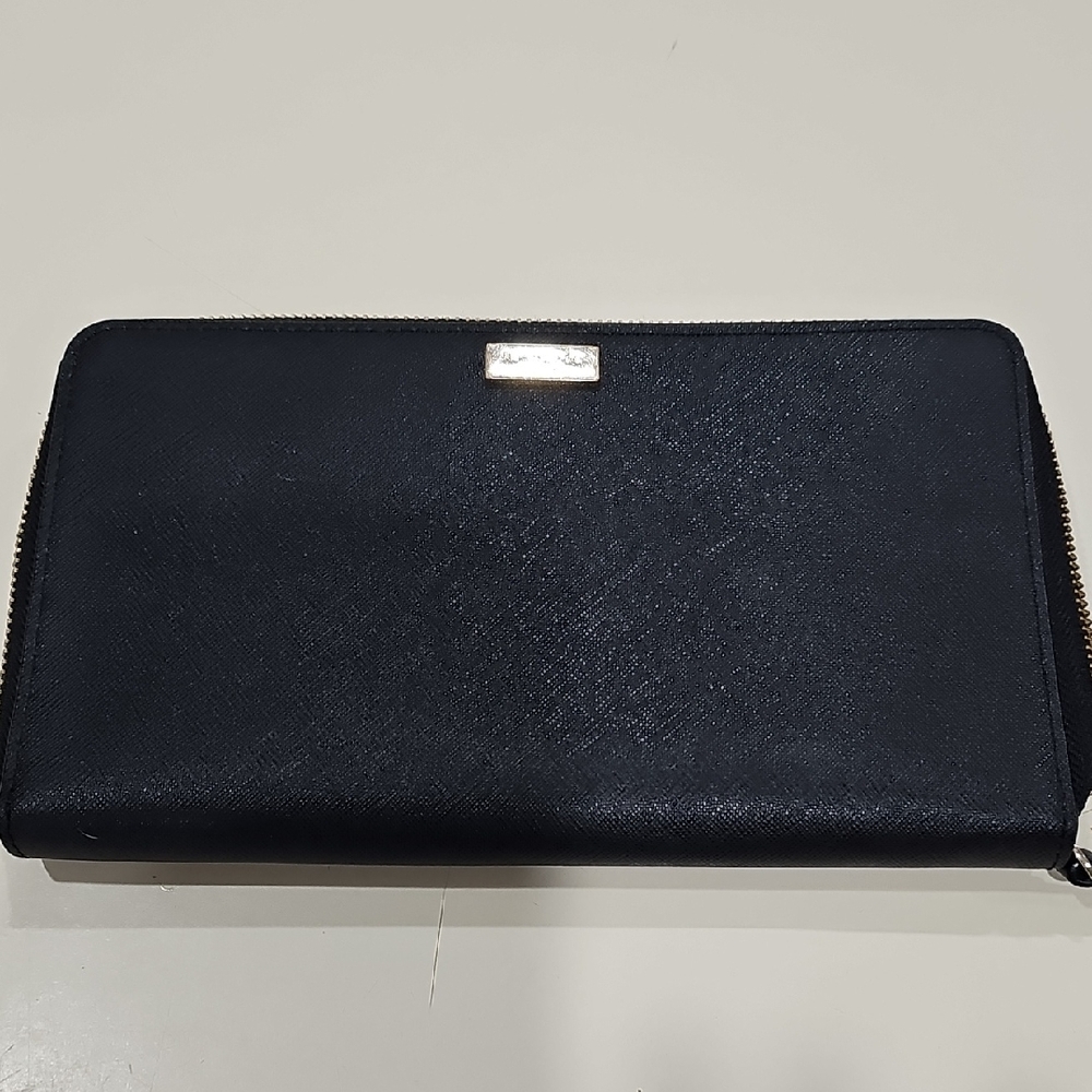 Kate Spade Black Zip Wallet